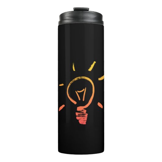 Glühlampe Retrolampe intelligenter Elektriker Thermosbecher (Vorderseite)