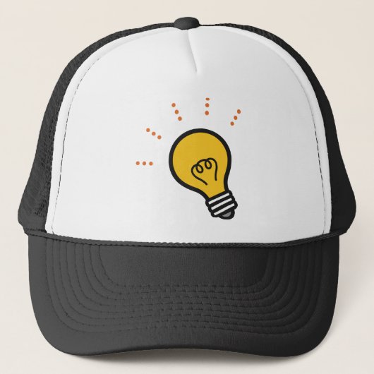 Glühlampe Truckerkappe (Vorderseite)