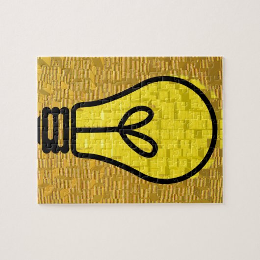 Glühlampekunst Puzzle (Horizontal)