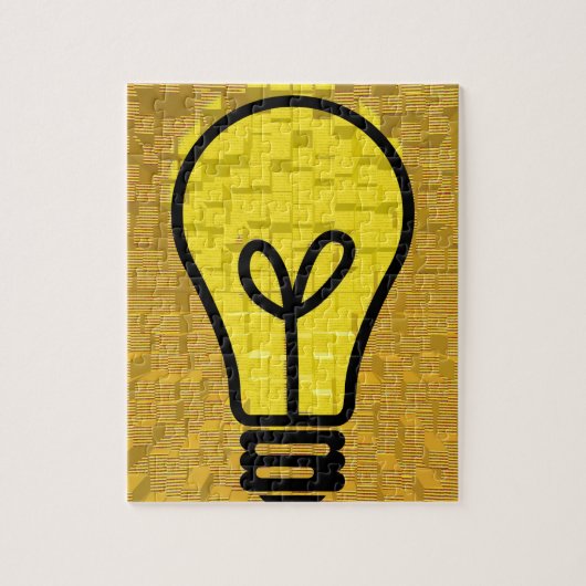 Glühlampekunst Puzzle (Vertikal)