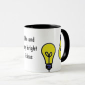 Glühlampen-Ideen-Entwurf Tasse (VorderseiteRechts)