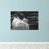 Glühlampen Leinwanddruck (Insitu (Holzboden))