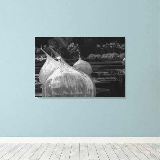 Glühlampen Leinwanddruck (Insitu (Holzboden))