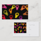 Glühlampen-Visitenkarte Visitenkarte (Vorne/Hinten)