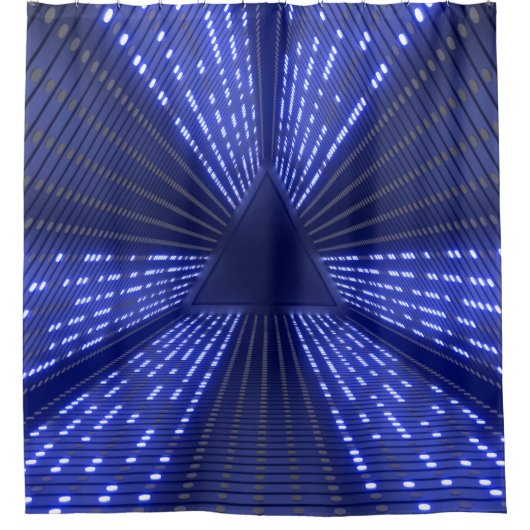 Glühlicht Duschvorhang (Vorderseite)