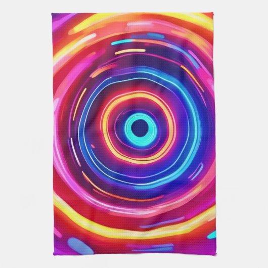 GlühLicht Vortex Geschirrtuch (Vertikal)