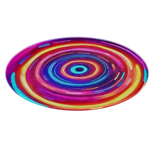 GlühLicht Vortex Schneidebrett (Ecke)