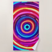 GlühLicht Vortex Strandtuch (Vorderseite)