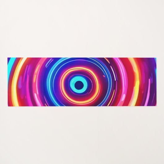 GlühLicht Vortex Yogamatte (Rückseite (Horizontal))