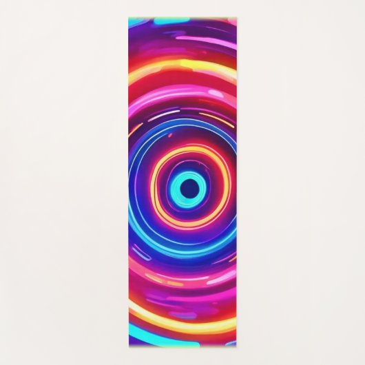 GlühLicht Vortex Yogamatte (Vorderseite)