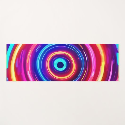 GlühLicht Vortex Yogamatte (Vorderseite (Horizontal))