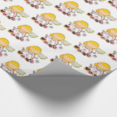 Glühpapier, Bäckerei Geschenkpapier (Ecke)