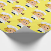 Glühpapier, Bäckerei Geschenkpapier (Ecke)