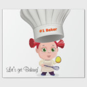 Glühpapier, Bäckerei Geschenkpapier (Flach)