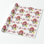 Glühpapier, Bauer Bauernkühe Geschenkpapier (Ungerollt)