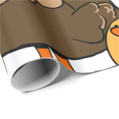 Glühpapier, Hühnervögel, Kühe Geschenkpapier (Rolleneckpunkt)