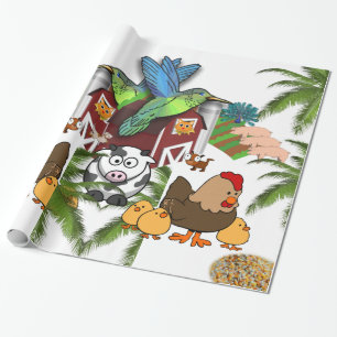 Glühpapier, Kuhpferdkatzenfarm Geschenkpapier