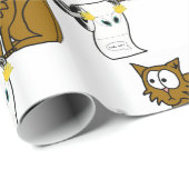 Glühpapier, Toilettenpapier Geschenkpapier (Rolleneckpunkt)