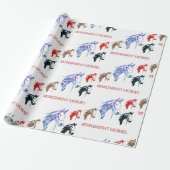 Glühpferde Geschenkpapier (Ungerollt)