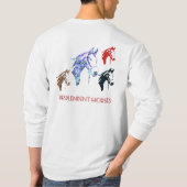 Glühpferde T-Shirt (Rückseite)