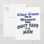 Glühpistolen Postkarte (Vorne/Hinten)