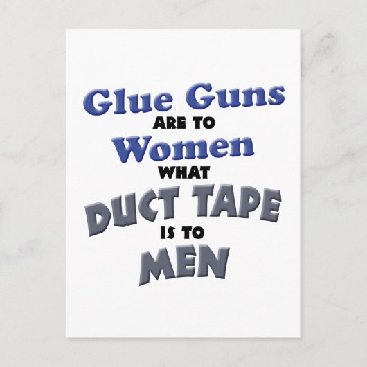 Glühpistolen Postkarte (Vorderseite)