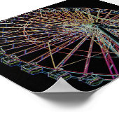 Glührad Poster (Ecke)