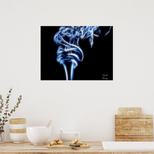 Glührauche Poster (Küche)