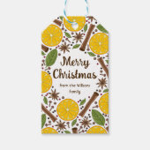 Glühwein, gewürzt geschenkanhänger (Vorderseite)