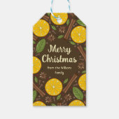 Glühwein, gewürzt geschenkanhänger (Vorderseite)