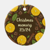 Glühwein, gewürzt keramik ornament (Hinten)