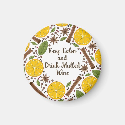 Glühwein, gewürzt magnet (Vorne)