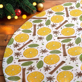 Glühwein, gewürzt polyester weihnachtsbaumdecke