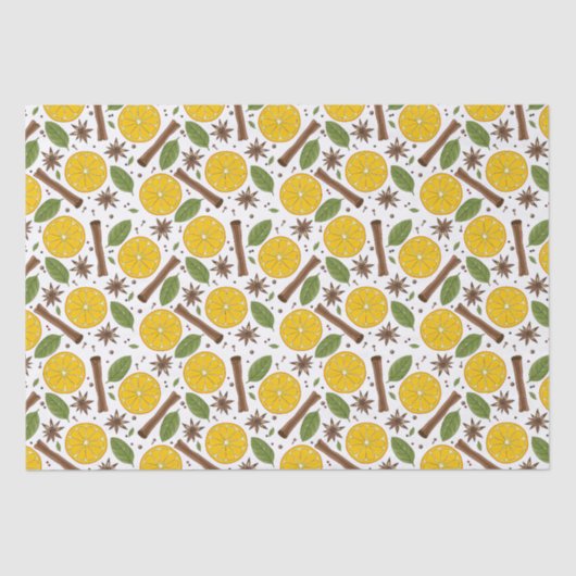 Glühwein, gewürzt seidenpapier (Vorderseite)