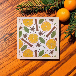 Glühwein, gewürzt serviette
