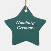 Glühwein-Stand in Hamburg Keramikornament (Hinten)