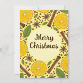 Glühwein, würzig feiertagskarte (Vorderseite)