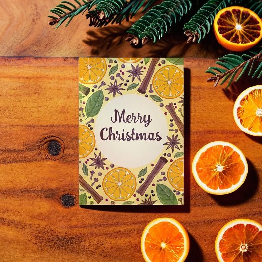 Glühwein, würzig feiertagskarte