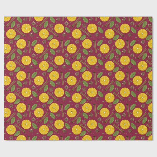 Glühwein, würzig geschenkpapier (Flach)