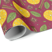 Glühwein, würzig geschenkpapier (Rolleneckpunkt)