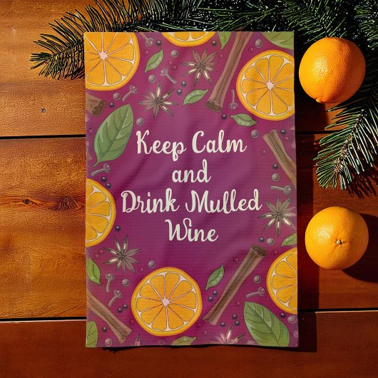 Glühwein, würzig geschirrtuch