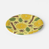 Glühwein, würzig pappteller (Schrägansicht)