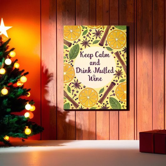 Glühwein, würzig poster