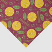 Glühwein, würzig seidenpapier (Detail)