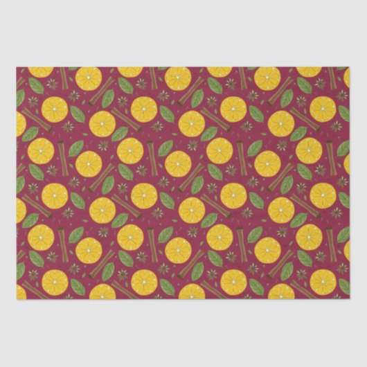 Glühwein, würzig seidenpapier (Vorderseite)