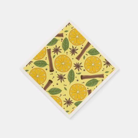 Glühwein, würzig serviette (Ecke)