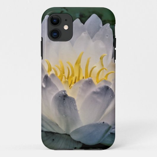 Glühweiße Lotus-Blume Case-Mate iPhone Hülle (Rückseite)