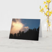 Glühwolke Karte (Gelbe Blume)