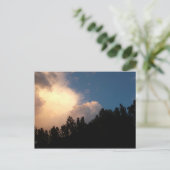 Glühwolke Postkarte (Stehend Vorderseite)