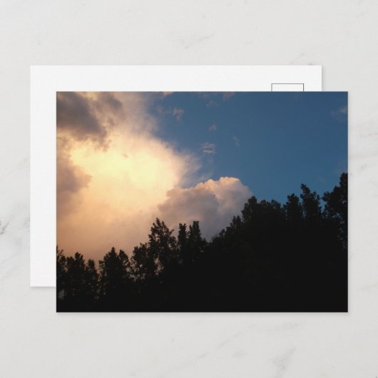 Glühwolke Postkarte (Vorne/Hinten)